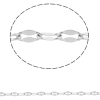 Stainless Steel Cable Link Chain, original color 