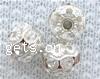 Boule strass Spacer, laiton, Rond, Placage, avec strass & creux, plus de couleurs à choisir, grade B, 10mm Vendu par sac