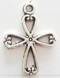 Zinc Alloy Cross Pendants, plated cadmium free 