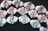 Handmade Lampwork Beads, Rhombus 