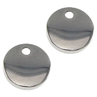 Chute de chaîne inox Extender, Acier inoxydable 304, Plat rond, Placage, plus de couleurs à choisir Environ 2mm, Vendu par PC