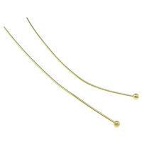 Brass Ball Head Pin, rack plating 1.8mm,0.6mm ,59mm 