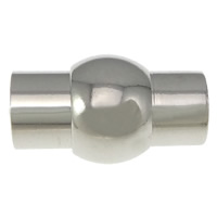 Messing Magnetverschluss, plattiert, keine, 17x10mm, Bohrung:ca. 6mm, verkauft von PC