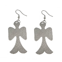 Stainless Steel Drop Earring, 304 Stainless Steel, stardust, original color, 70mm 