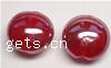 Lampwork Glass Beads Flat Round 12x12x8mm 