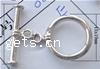 Brass Toggle Clasp, plated, single-strand 