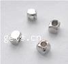 Brass Spacer Beads, Drum, plated 2.5mm Approx 1mm 