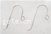 Sterling Silver Hook Earwire, 925 Sterling Silver, Letter J, plated 