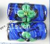 Handmade Lampwork Beads, Round tube 