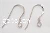 Sterling Silver Hook Earwire, 925 Sterling Silver, Letter J, plated 