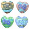 Handmade Lampwork Beads,Heart 