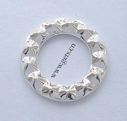 Rondelle Strass Spacer, Messing, Kreisring, plattiert, mit Strass, keine, 12mm, verkauft von PC