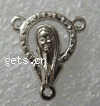 Zinc Alloy Charm Connector, Grade A Approx 