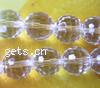 Round Crystal Beads, handmade faceted 14mm Inch 