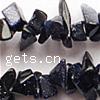 Gemstone Chips, Blue Goldstone, 5-8mm Inch 