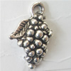 Zinc Alloy Fruit Shape Pendants, Grape, plated cadmium free 