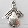 Character Shaped Zinc Alloy Pendants, Angel cadmium free 