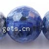 Perles en sodalite, Rond, multiple tailles pour le choix & facettes pouce, Vendu par brin