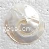 White Shell Pendant 40x40x4mm