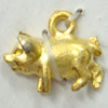 Zinc Alloy Animal Pendants, Pig, plated Approx 