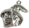 Character Shaped Zinc Alloy Pendants cadmium free Approx 