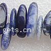 Perles en sodalite, pepite, naturel, 15-21mm  4-6mm pouce, Vendu par brin