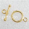 Sterling Silver Toggle Clasp, 925 Sterling Silver, Round, plated, smooth & single-strand 13mm, 9mm Approx 2mm 