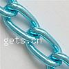 Aluminum Twist Oval Chain nickel, lead & cadmium free 