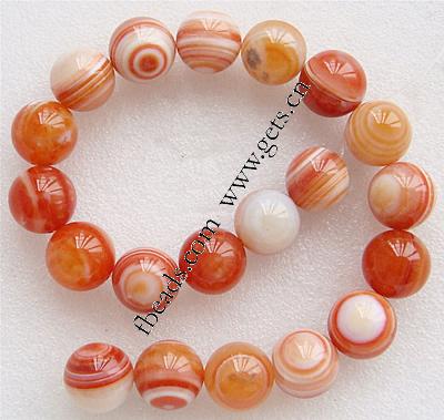 Natural Lace Agate Beads, Round, more sizes for choice, red, Grade A, Hole:Approx 1-1.5mm, Length:Approx 15 Inch, Sold By Strand