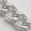 Aluminum Twist Oval Chain nickel, lead & cadmium free 