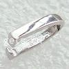 Sterlingsilber Kneifen Schlaufe, 925 Sterling Silber, plattiert, keine, 11x2mm, verkauft von PC