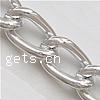 Aluminum Twist Oval Chain nickel, lead & cadmium free 