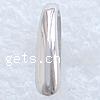 Sterlingsilber Kneifen Schlaufe, 925 Sterling Silber, plattiert, keine, 12x3mm, verkauft von PC