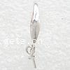 Sterling Silver Hook Earwire, 925 Sterling Silver, plated 