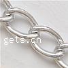 Aluminum Twist Oval Chain nickel, lead & cadmium free 