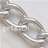 Aluminum Twist Oval Chain nickel, lead & cadmium free 