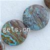 Jasper Stone, Flat round, Sold per  Strand