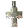 Zinc Alloy Cross Pendants, plated cadmium free 