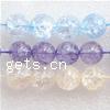 Crackle Quartz Beads, Round, synthetic 4mm Inch, Approx 