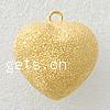 Stardust Brass Pendants, Heart, plated Approx 3mm 