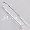 Sterling Silver Hook Earwire, 925 Sterling Silver, plated 