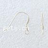 Sterling Silver Hook Earwire, 925 Sterling Silver, plated 