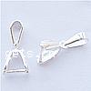 Sterling Silver Pinch Bail, 925 Sterling Silver, plated 