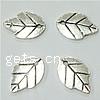 Zinc Alloy Leaf Pendants nickel, lead & cadmium free Approx 2mm 