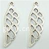 Zinc Alloy Leaf Pendants nickel, lead & cadmium free Approx 2mm 