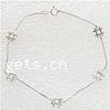 925 Sterling Silber Armband, platiniert, 6.5mm;1mm, Länge:7.5 ZollInch, verkauft von Strang