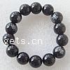 Wrist Mala, Black Agate, 14mm .7 Inch, Approx 