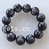 Wrist Mala, Black Agate, 18mm Approx 2mm .5 Inch, Approx 