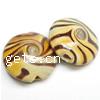 Handmake Lampwork Glass Beads,Flat Round 