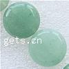 Perle en aventurine verte, Rond, naturel Environ 1mm pouce Vendu par brin